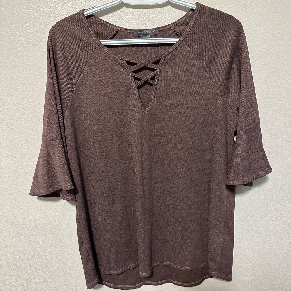 Peace & Pearls Blouse